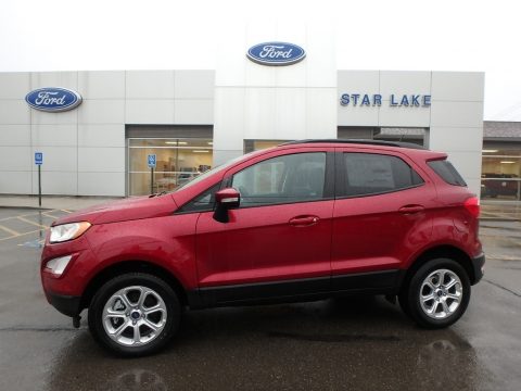 Ruby Red Ford EcoSport SE 4WD.  Click to enlarge.