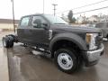 Front 3/4 View of 2019 Ford F550 Super Duty XL Crew Cab 4x4 Chassis #3