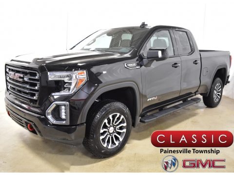 Onyx Black GMC Sierra 1500 AT4 Double Cab 4WD.  Click to enlarge.