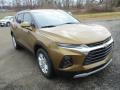 Front 3/4 View of 2019 Chevrolet Blazer 3.6L Cloth AWD #14