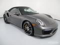 Front 3/4 View of 2019 Porsche 911 Turbo S Cabriolet #9