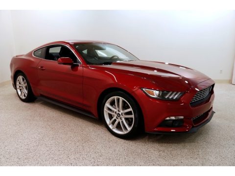 Ruby Red Ford Mustang Ecoboost Coupe.  Click to enlarge.