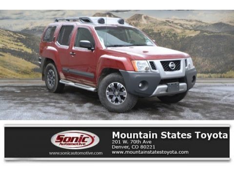 Lava Red Nissan Xterra PRO-4X 4x4.  Click to enlarge.