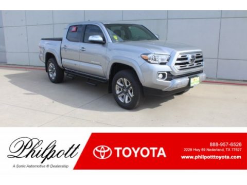 Silver Sky Metallic Toyota Tacoma Limited Double Cab.  Click to enlarge.