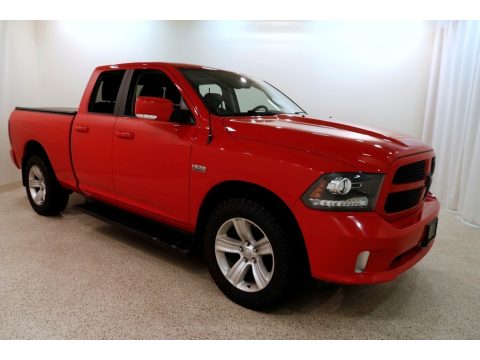 Flame Red Ram 1500 Sport Quad Cab 4x4.  Click to enlarge.