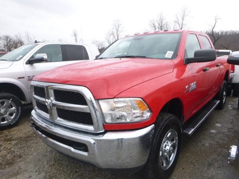 Flame Red Ram 2500 Tradesman Crew Cab 4x4.  Click to enlarge.