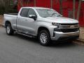 Front 3/4 View of 2019 Chevrolet Silverado 1500 LT Double Cab 4WD #1