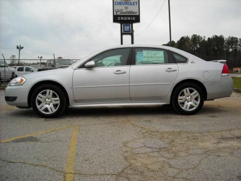 Silver Ice Metallic Chevrolet Impala LT.  Click to enlarge.