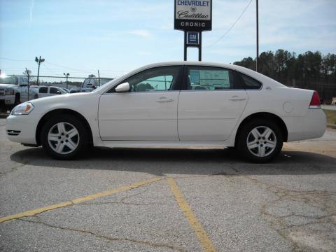 White Chevrolet Impala LS.  Click to enlarge.