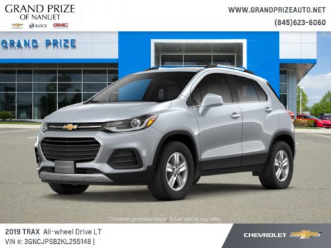 Silver Ice Metallic Chevrolet Trax LT AWD.  Click to enlarge.