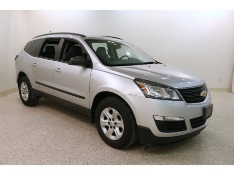 Silver Ice Metallic Chevrolet Traverse LS.  Click to enlarge.