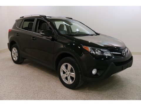 Black Toyota RAV4 XLE.  Click to enlarge.