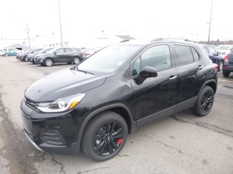 Mosaic Black Metallic Chevrolet Trax LT AWD.  Click to enlarge.