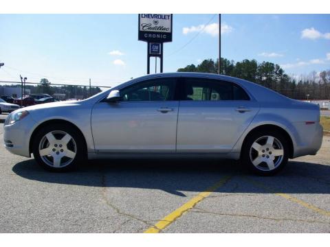 Silver Ice Metallic Chevrolet Malibu LT Sedan.  Click to enlarge.