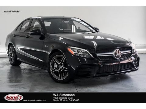 Black Mercedes-Benz C 43 AMG 4Matic Sedan.  Click to enlarge.