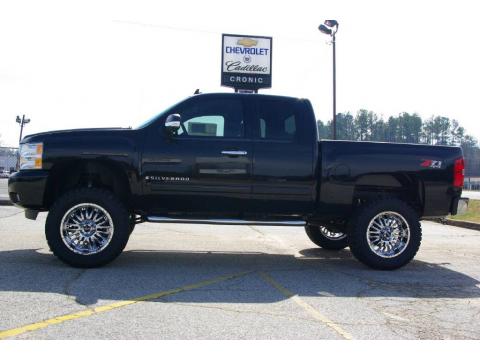 Black Chevrolet Silverado 1500 LT Extended Cab 4x4. Click to enlarge. Black Chevrolet Silverado 1500 LT Extended Cab 4x4. Click to enlarge.