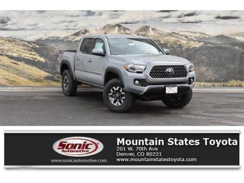 Cement Gray Toyota Tacoma TRD Off-Road Double Cab 4x4.  Click to enlarge.