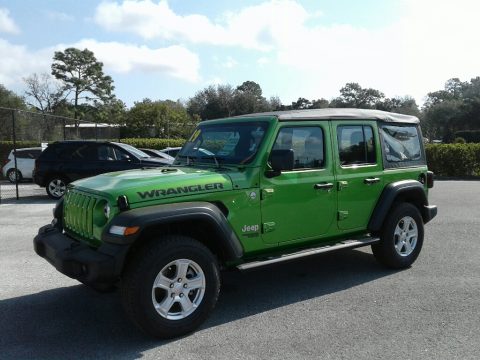 Mojito! Jeep Wrangler Unlimited Sport 4x4.  Click to enlarge.