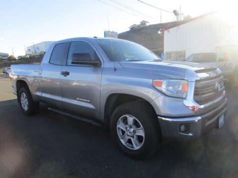 Magnetic Gray Metallic Toyota Tundra SR5 Double Cab.  Click to enlarge.