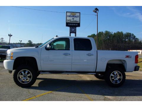 Summit White Chevrolet Silverado 1500 LT Z71 Crew Cab 4x4.  Click to enlarge.