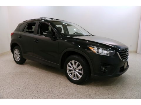 Jet Black Mica Mazda CX-5 Touring AWD.  Click to enlarge.