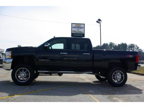 Black Chevrolet Silverado 2500HD LT Crew Cab 4x4.  Click to enlarge.
