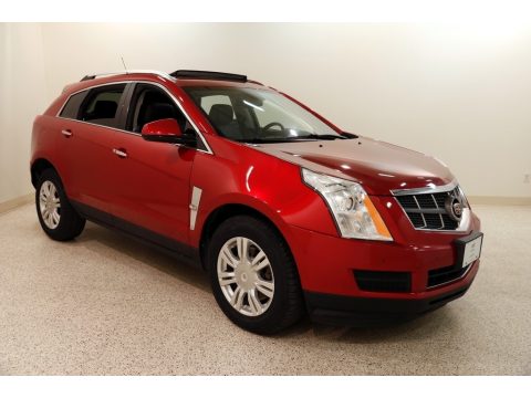 Crystal Red Tintcoat Cadillac SRX Luxury.  Click to enlarge.