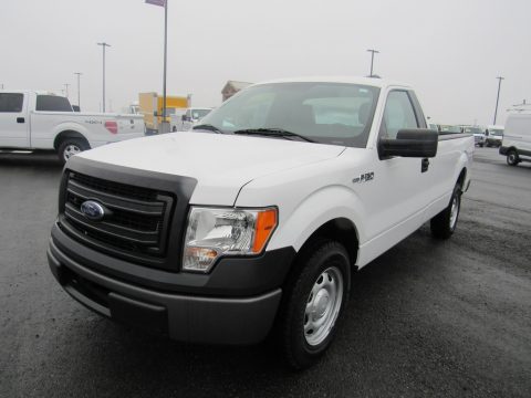Oxford White Ford F150 XL Regular Cab.  Click to enlarge.