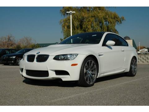 Alpine White 2009 BMW M3 Coupe with Black Novillo Leather interior Alpine 