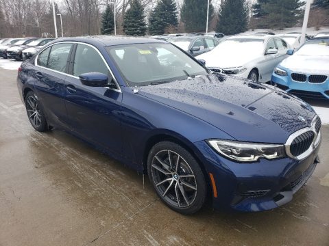 Mediterranean Blue Metallic BMW 3 Series 330i xDrive Sedan.  Click to enlarge.