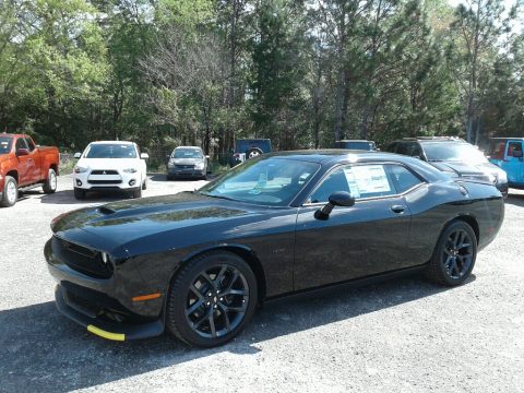 Pitch Black Dodge Challenger R/T.  Click to enlarge.