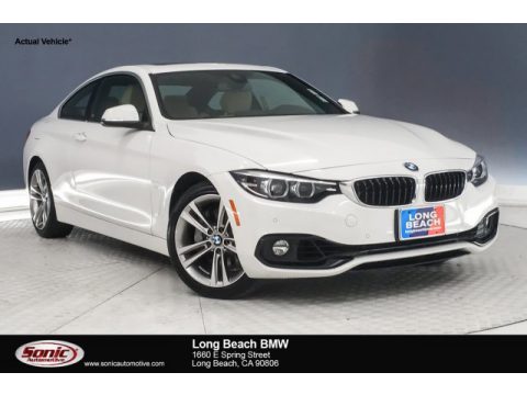 Alpine White BMW 4 Series 440i Coupe.  Click to enlarge.