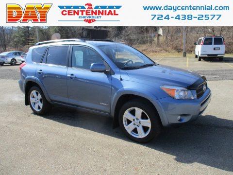 Pacific Blue Metallic Toyota RAV4 Sport 4WD.  Click to enlarge.