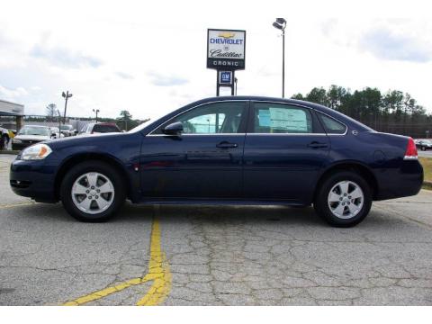 Imperial Blue Metallic Chevrolet Impala LT.  Click to enlarge.
