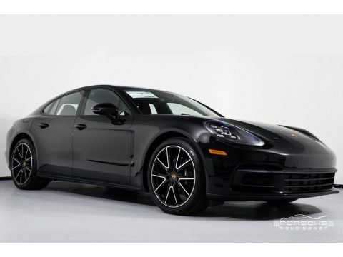 Black Porsche Panamera 4.  Click to enlarge.