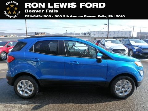 Blue Candy Metallic Ford EcoSport SE.  Click to enlarge.