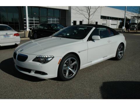 Bmw 6 Series. Alpine White 2009 BMW 6 Series