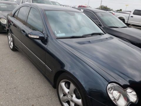 Orion Blue Metallic Mercedes-Benz C 230 Kompressor Sedan.  Click to enlarge.