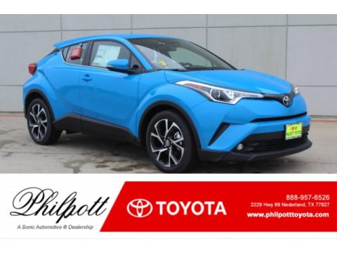 Blue Flame Toyota C-HR Limited.  Click to enlarge.