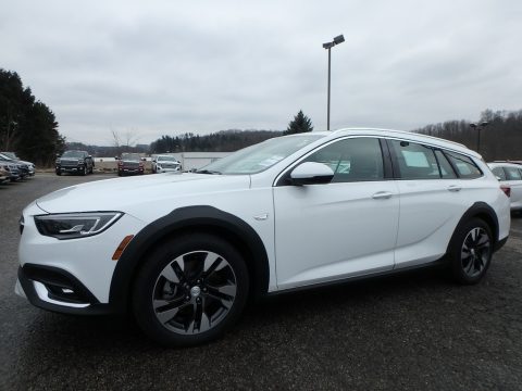 Summit White Buick Regal TourX Essence AWD.  Click to enlarge.