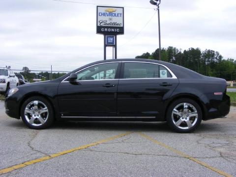 Black Granite Metallic Chevrolet Malibu LT Sedan.  Click to enlarge.