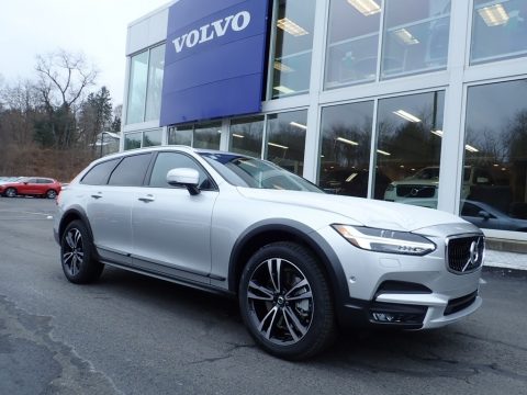 Bright Silver Metallic Volvo V90 Cross Country T6 AWD Volvo Ocean Race.  Click to enlarge.