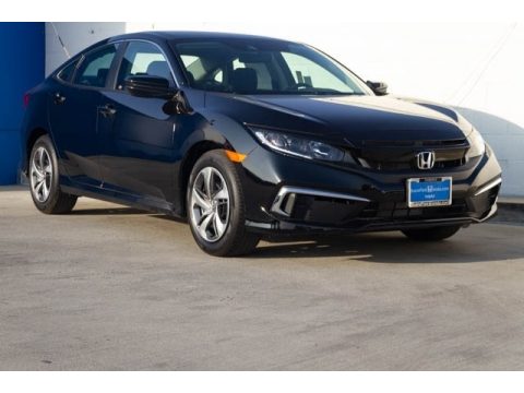 Platinum White Pearl Honda Civic LX Sedan.  Click to enlarge.