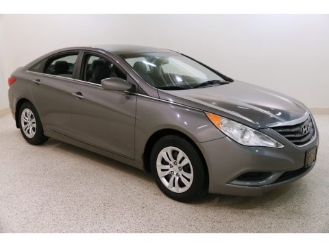 Harbor Gray Metallic Hyundai Sonata GLS.  Click to enlarge.