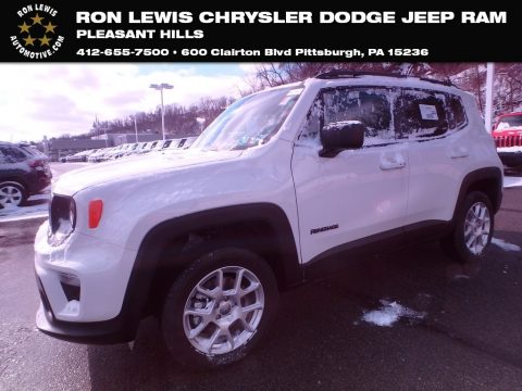 Alpine White Jeep Renegade Sport 4x4.  Click to enlarge.