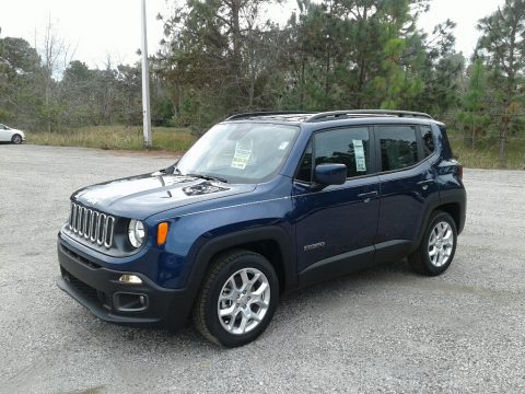 Jetset Blue Jeep Renegade Latitude.  Click to enlarge.