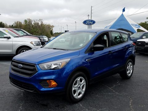 Lightning Blue Ford Escape S.  Click to enlarge.