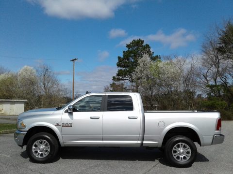 Bright Silver Metallic Ram 2500 Laramie Crew Cab 4x4.  Click to enlarge.