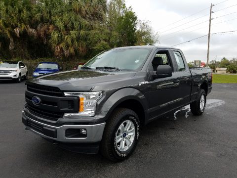 Stone Gray Ford F150 XLT SuperCab 4x4.  Click to enlarge.