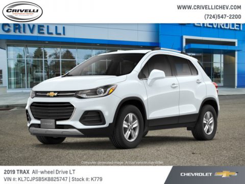 Summit White Chevrolet Trax LT AWD.  Click to enlarge.